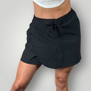 Eddie Bauer Womens Tulip Hem Skort Hiking Active Mini Skirt Stretch Outdoor Blk